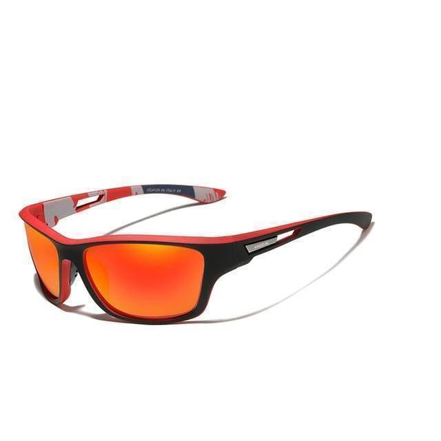 Durable men's sports eyewear: ultralight polarized sunglasses for outdoor adventures & UV protection.