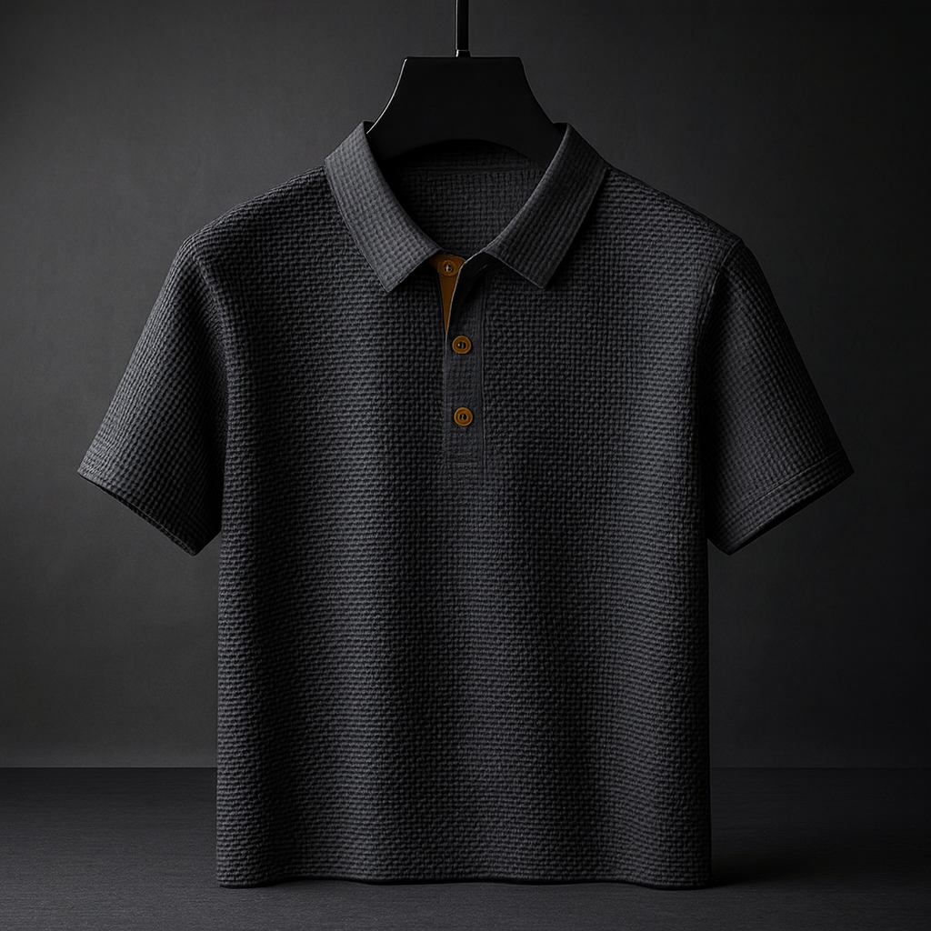 Verona Breeze men's short-sleeve polo, a stylish casual top with cooling stretch for summer fashion.