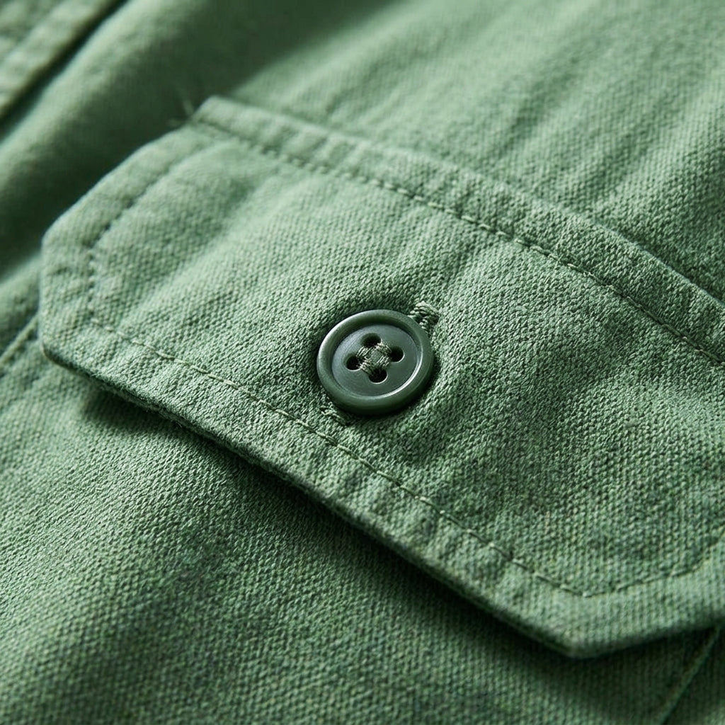 Black men's everyday overshirt, casual long sleeve top & versatile layering piece for men's fashion.