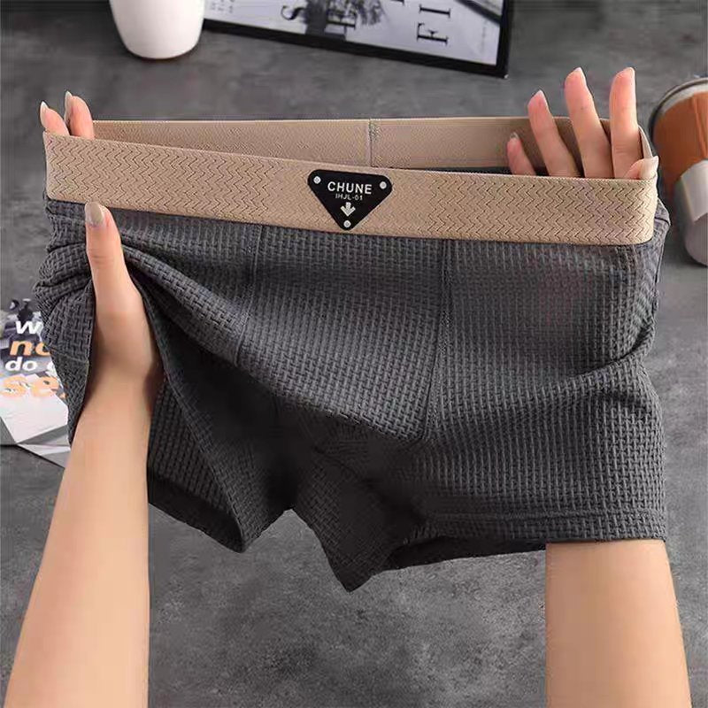 Versatile men's waffle knit boxer underwear, providing ultimate comfort for loungewear & everyday use.