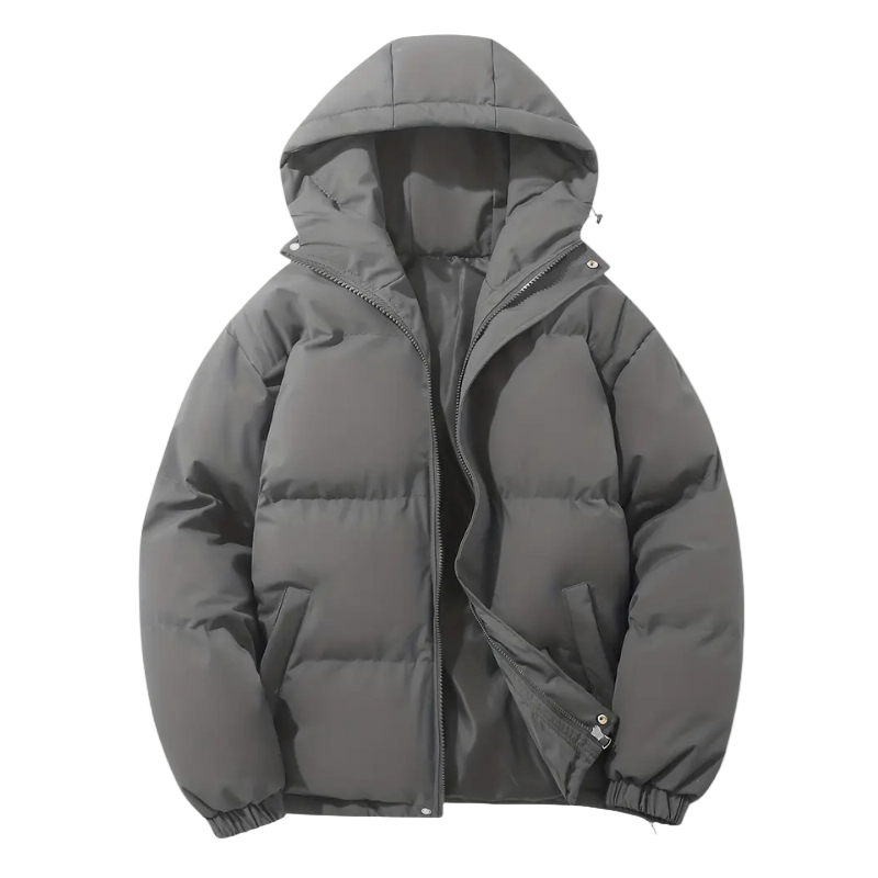 Stay warm & stylish in this men's weatherproof hooded puffer jacket. Your go-to winter coat for ultimate comfort.