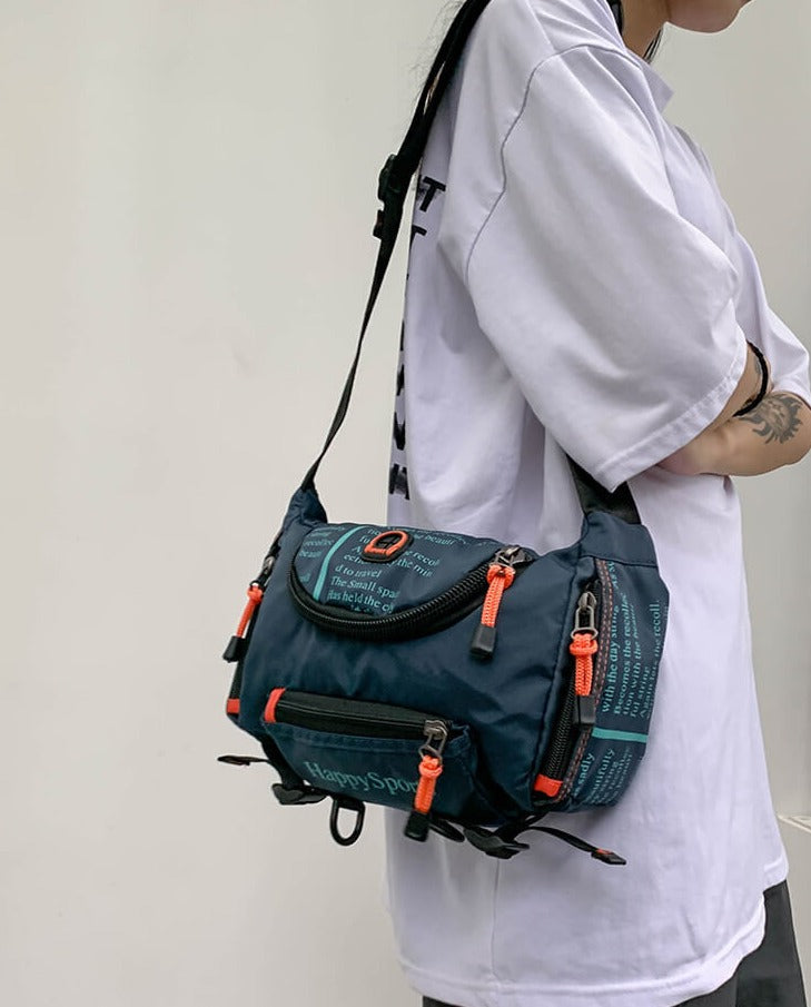 Versatile men's crossbody bag, water-resistant & multi-way, an essential travel pack.