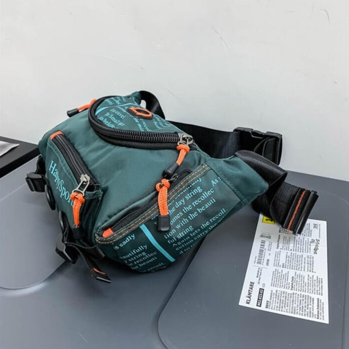 Men's durable water-resistant travel pack, multi-way wear for ultimate convenience.