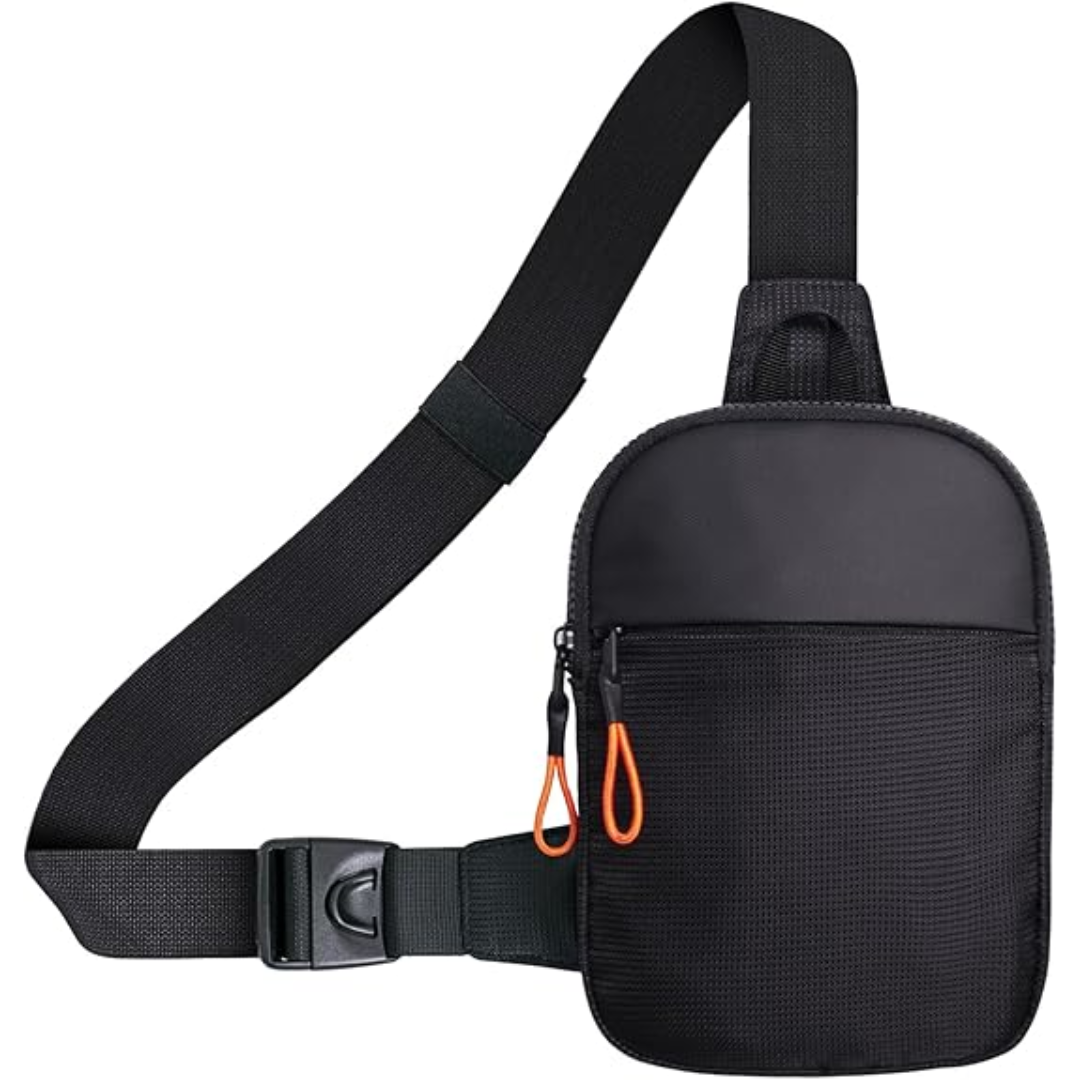 Men's waterproof CrossLite crossbody sling bag. Lightweight & compact for daily essentials.