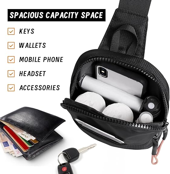 Versatile men's waterproof CrossLite sling bag. Lightweight, organized, & perfect for daily use.