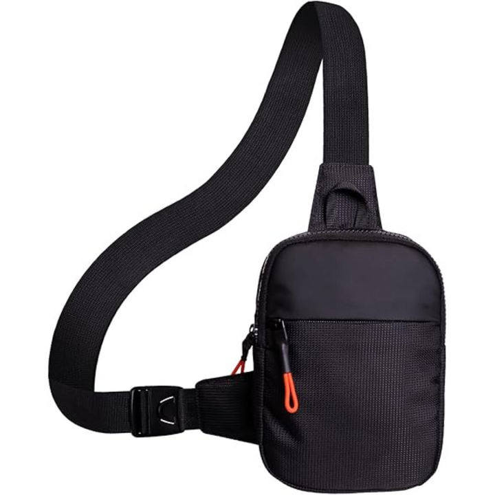 Men's waterproof CrossLite chest sling bag, designed for active daily use & convenience.