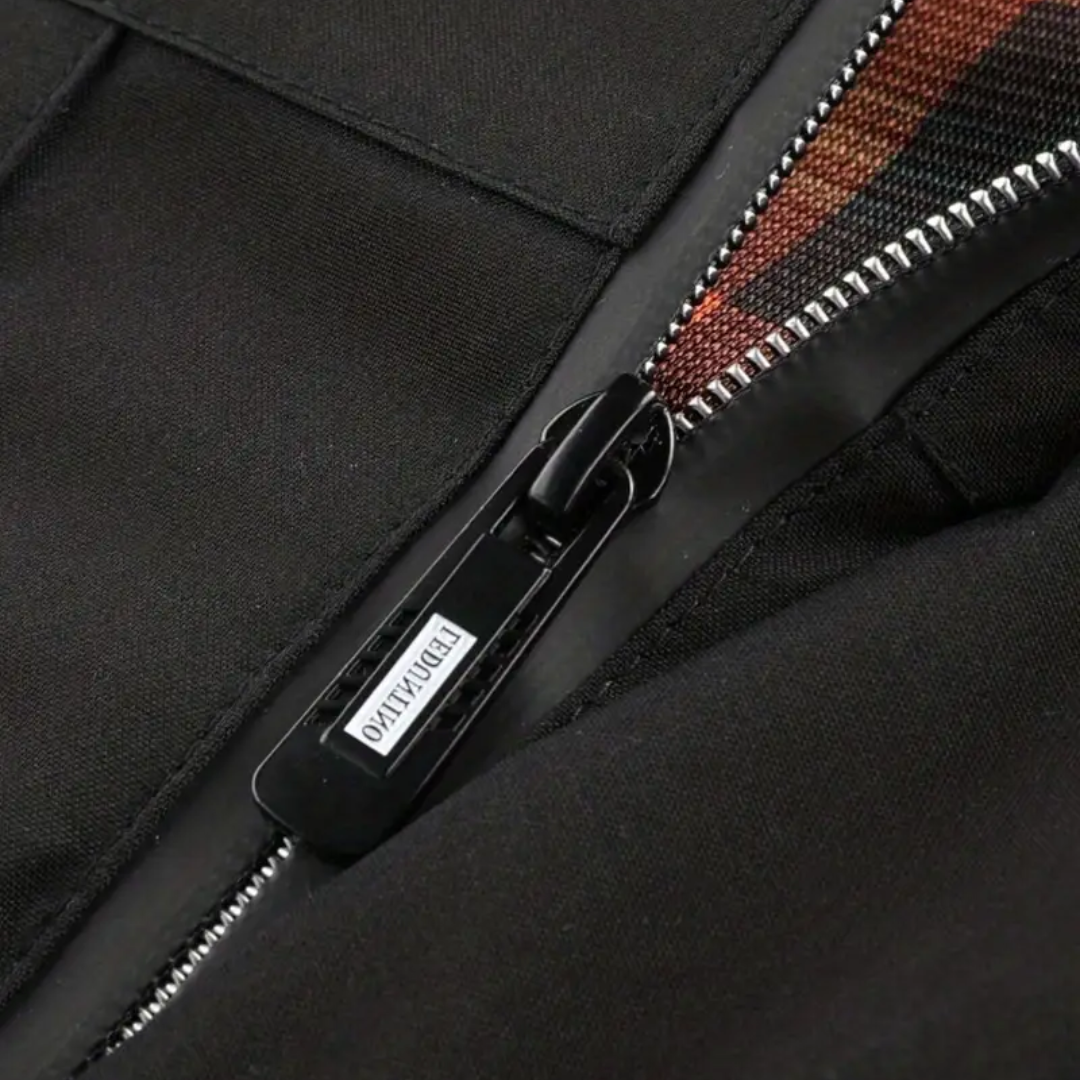 Versatile men's outdoor jacket, waterproof & hooded, great for urban wear and nature adventures.