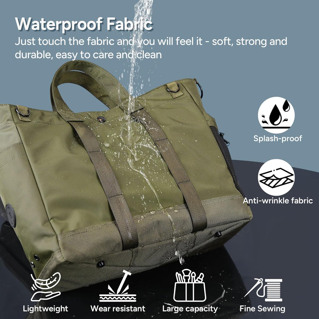 Ergonomic MetroCarry laptop tote bag with adjustable strap, suitable for both men and women.