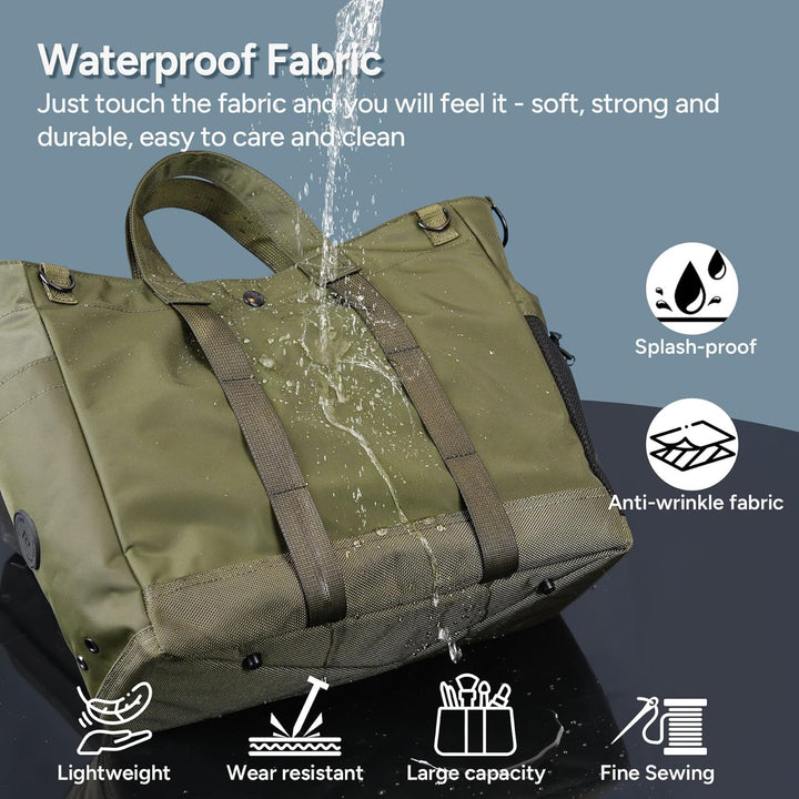 Ergonomic MetroCarry laptop tote bag with adjustable strap, suitable for both men and women.