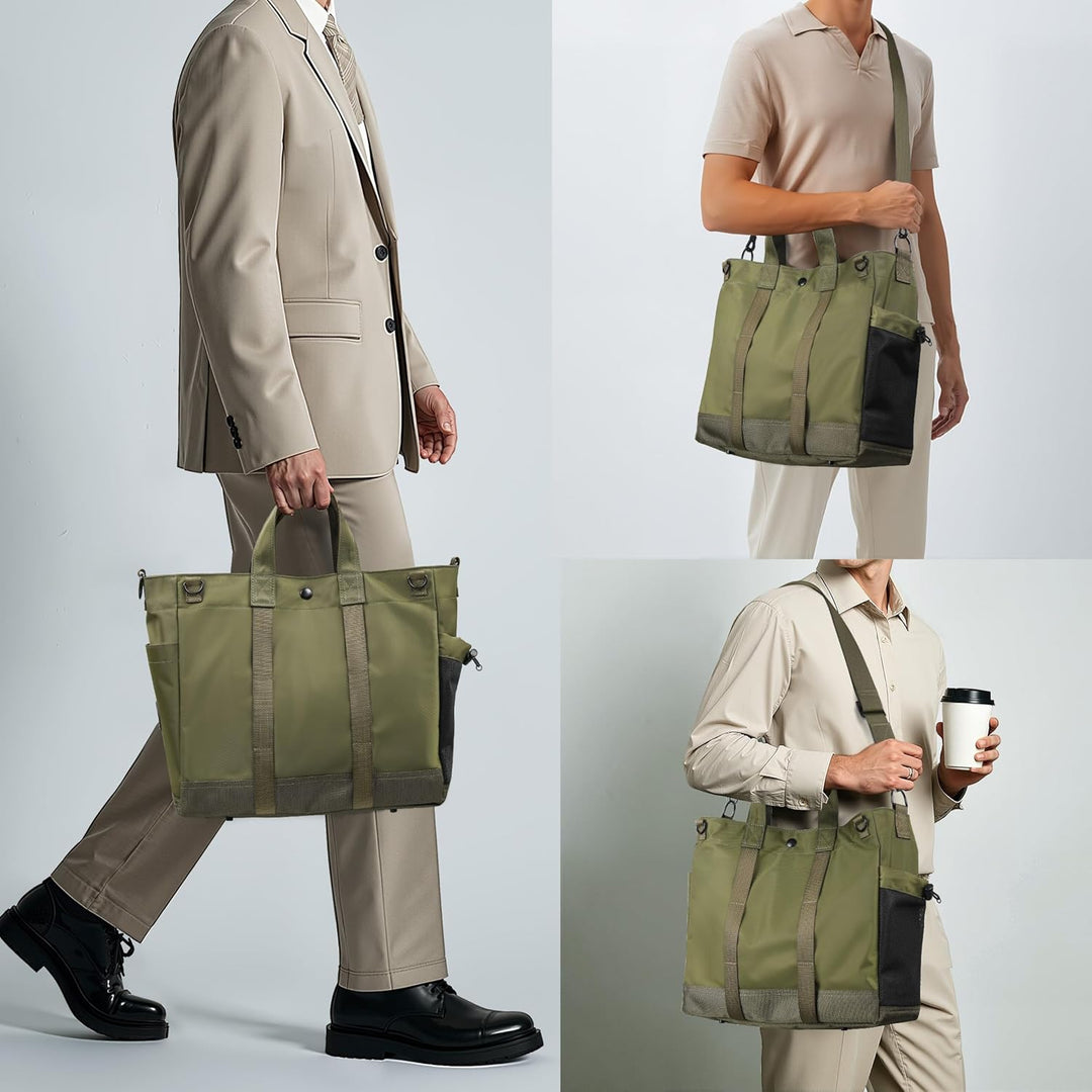 Smart MetroCarry business travel tote, a multi-compartment laptop bag with an adjustable, comfortable strap.