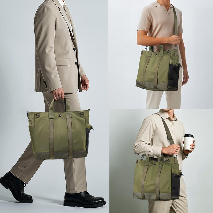 Smart MetroCarry business travel tote, a multi-compartment laptop bag with an adjustable, comfortable strap.