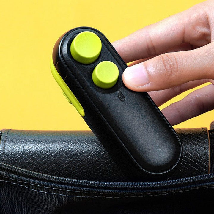 Compact handheld bag sealer, ideal for sealing various bags, USB rechargeable for practicality
