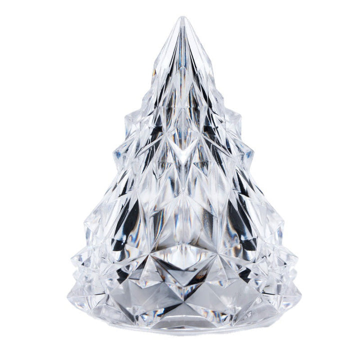 Beautifully crafted mini LED crystal Christmas tree, a wonderful nightlight and decor piece