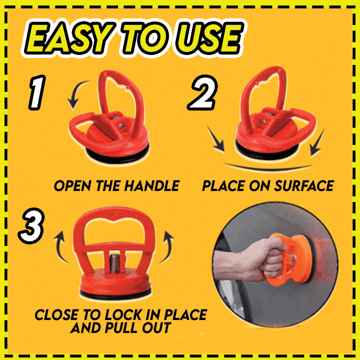 Dent repair kit essential: mini suction cup for effective car maintenance