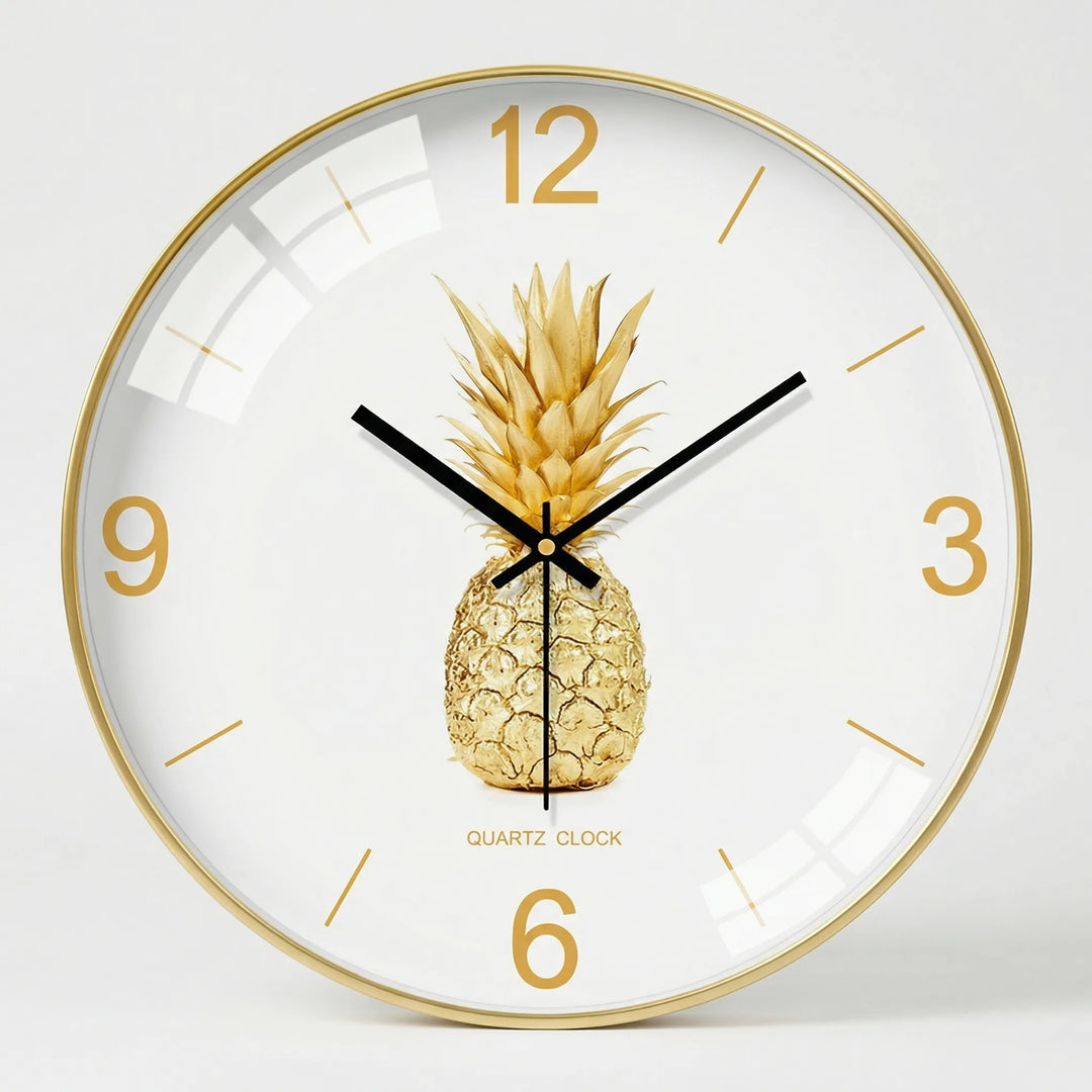 Elegant minimalist round wall clock for modern home decor. Simple, silent design for a calm living space.