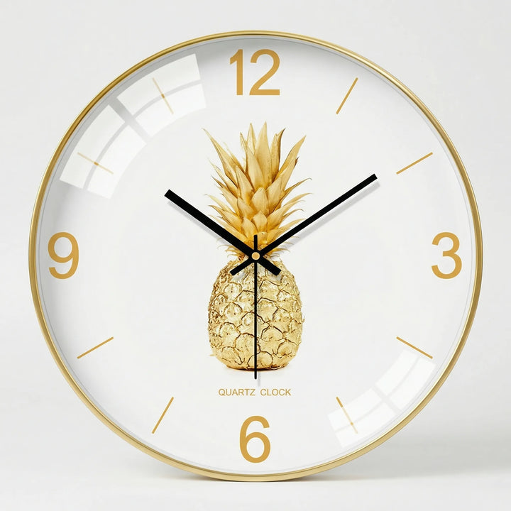 Elegant minimalist round wall clock for modern home decor. Simple, silent design for a calm living space.
