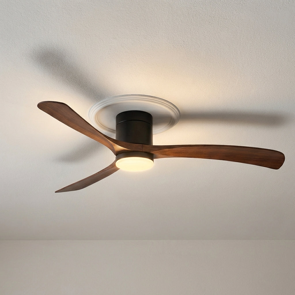 Aerialynx modern ceiling fan. Durable, quiet, with LED light for effective room cooling & home lighting.