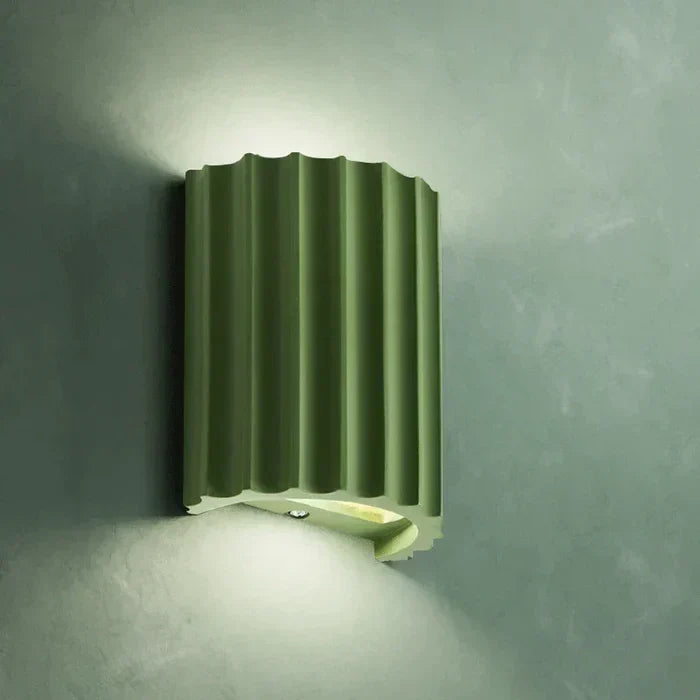 Modern design wall sconce, an accent light fixture perfect for adding artistic home decor to living spaces.