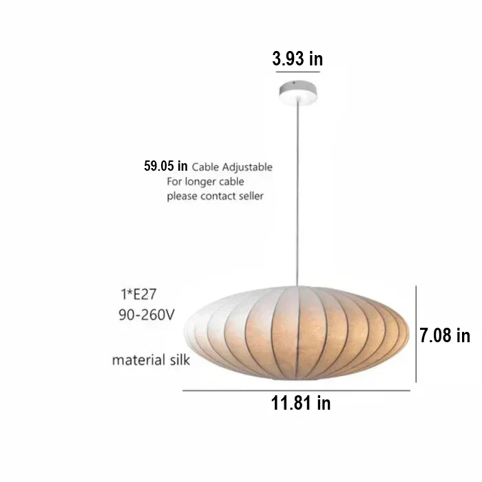 Decorative modern crystal ceiling lamp with a beautiful silk shade, adding luxury to any room.