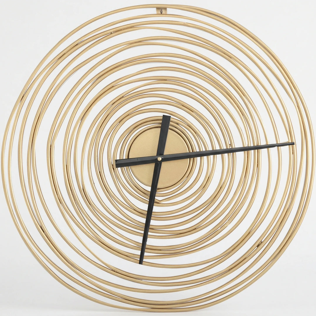 Stylish modern wall clock, perfect home accent for living room or office decor.