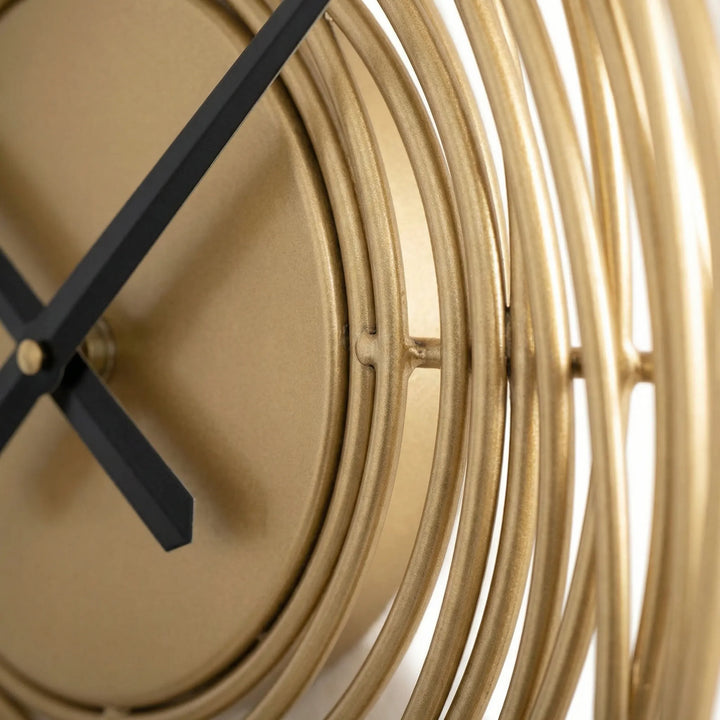 Contemporary kitchen wall clock, a decorative home accent with a modern aesthetic.