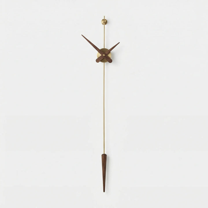 Stylish vertical modern pendulum clock. A sleek, elegant timepiece, perfect home decor statement for any room.