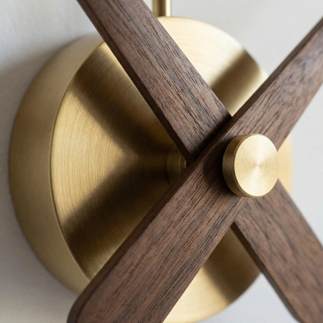 Minimalist modern wall clock with long pendulum. Elegant home decor, ideal for living room & office contemporary design.