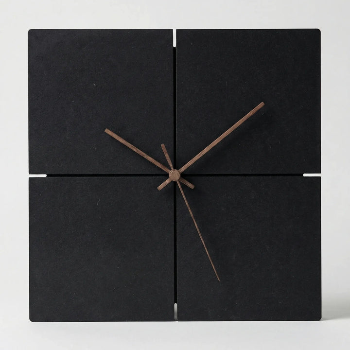 Stylish minimalist analog wall clock, a modern home accent for a contemporary, silent living space.