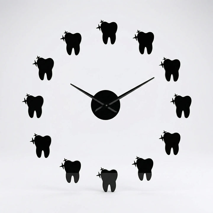 Reflective modern wall clock with mirror effect and silent movement. Sleek design enhances living room or office decor.