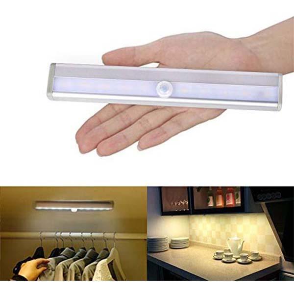 Motion sensor LED closet light, USB rechargeable, wireless under-cabinet lighting for home