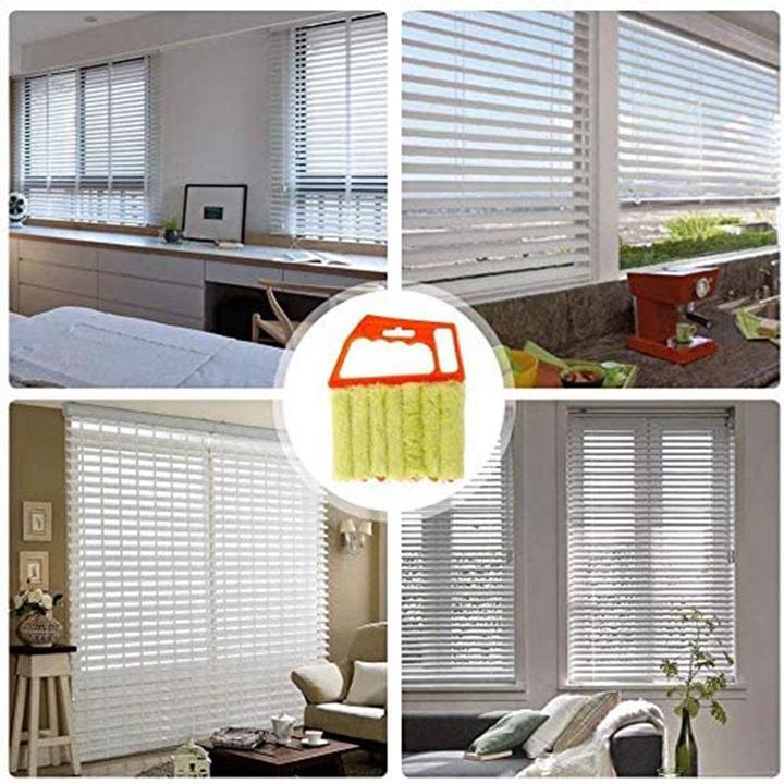 Washable multi-finger cleaning tool, perfect for maintaining clean blinds and air vents