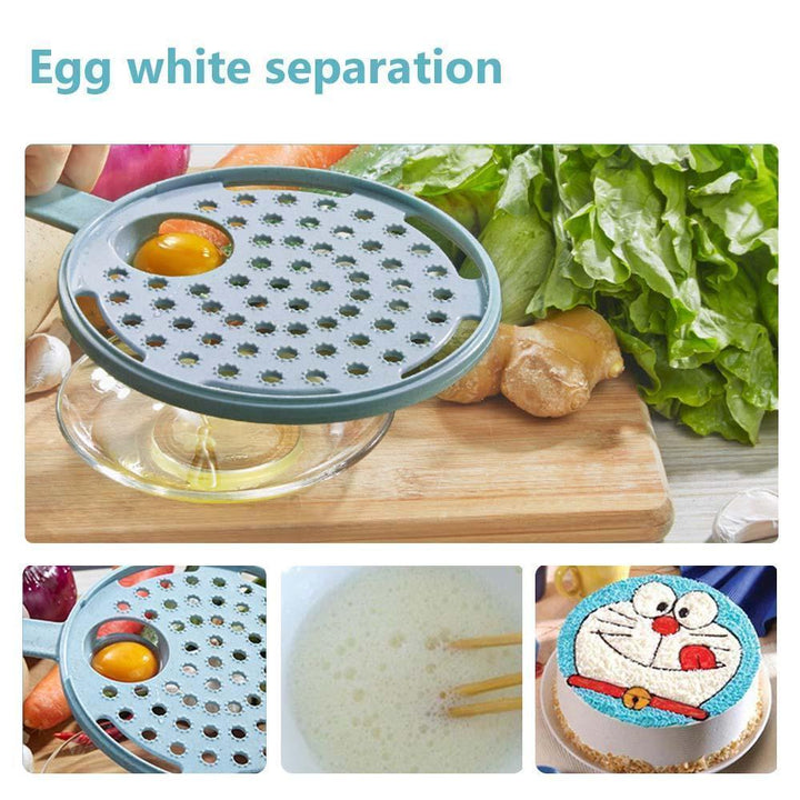 Ergonomic design of the multi-function vegetable slicer, showing its non-slip base for safe chopping.