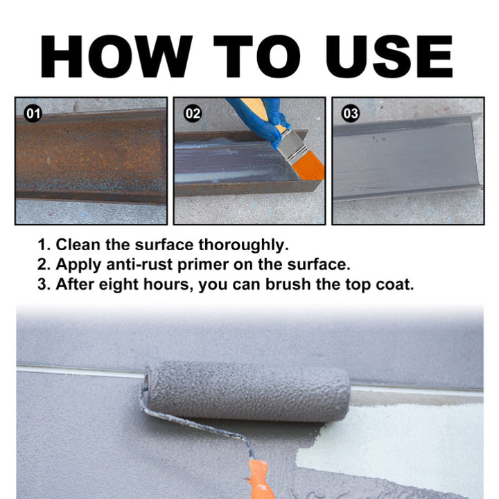 Rust-free metal surface achieved by the powerful Multifunctional Rust Eradicator
