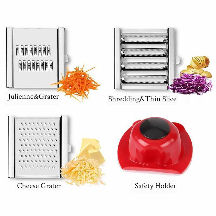 Compact vegetable shredder, an essential kitchen accessory for easy healthy food preparation