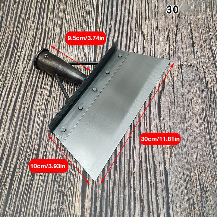 Hand tool for outdoor use: steel cleaning scraper shovel for garden and home