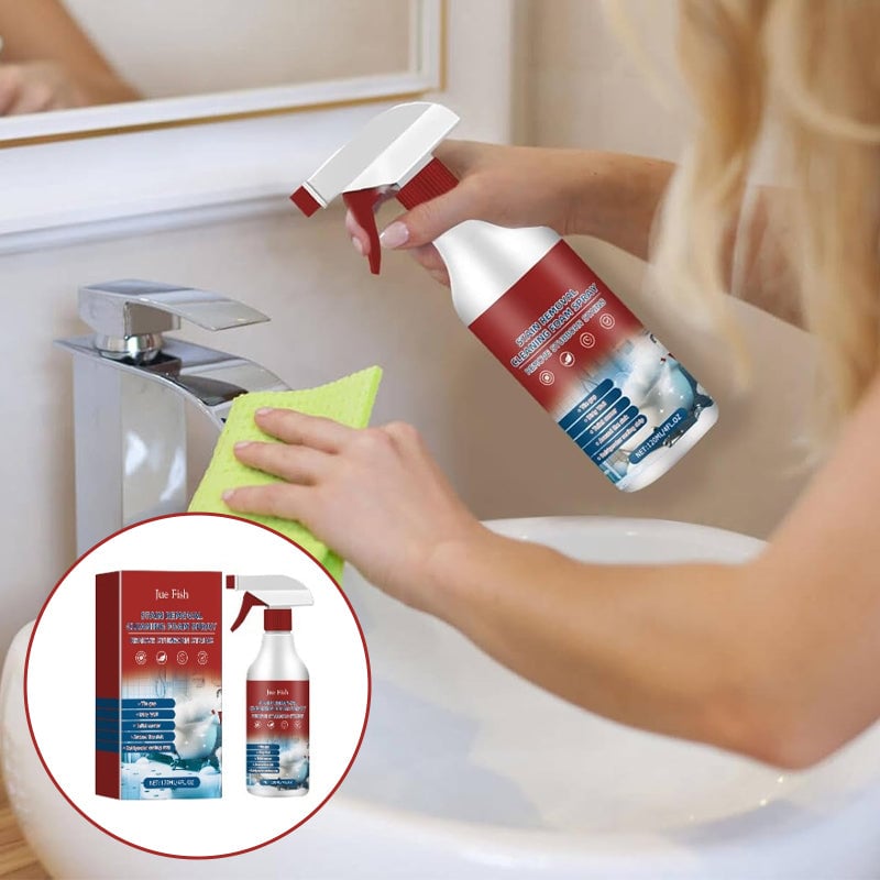 Eco-friendly Multisurface Stain Removal Cleaning Foam Spray with natural ingredients, safe for various surfaces.