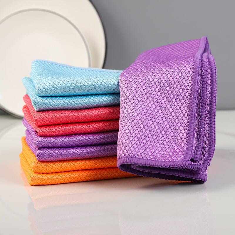 Nano streak-free cleaning cloths, 5 pcs, for sparkling glass & home surfaces