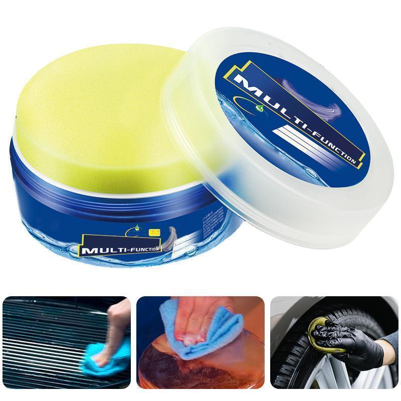 Natural multi-surface cleaner & polisher with lemon scent, eco-friendly for kitchen & bathroom