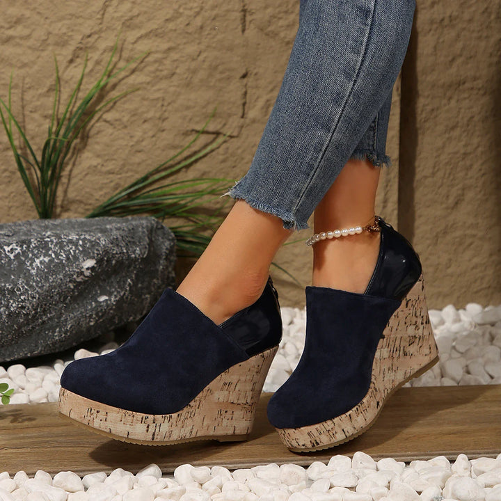 Ergonomic design of women's orthopedic wedge loafers for ultimate comfort and support