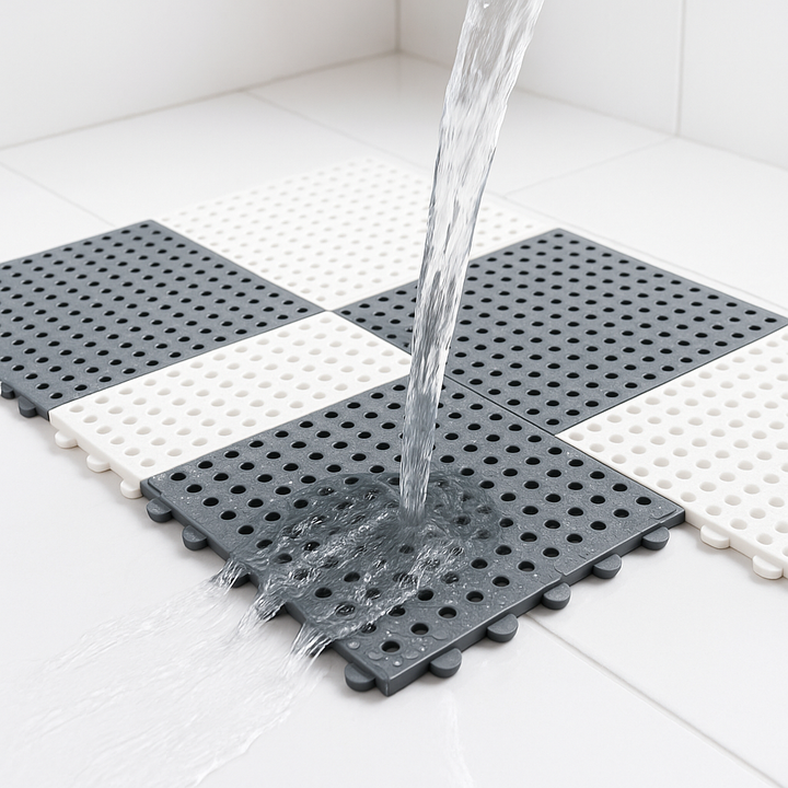 Complete non-slip shower mat set for superior floor safety. Ideal wet area mat for modern bathrooms.