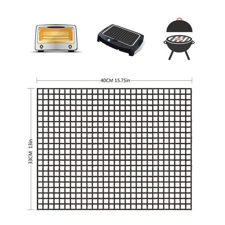 Non-stick BBQ grill mat set, a must-have cooking tool for any outdoor grilling enthusiast