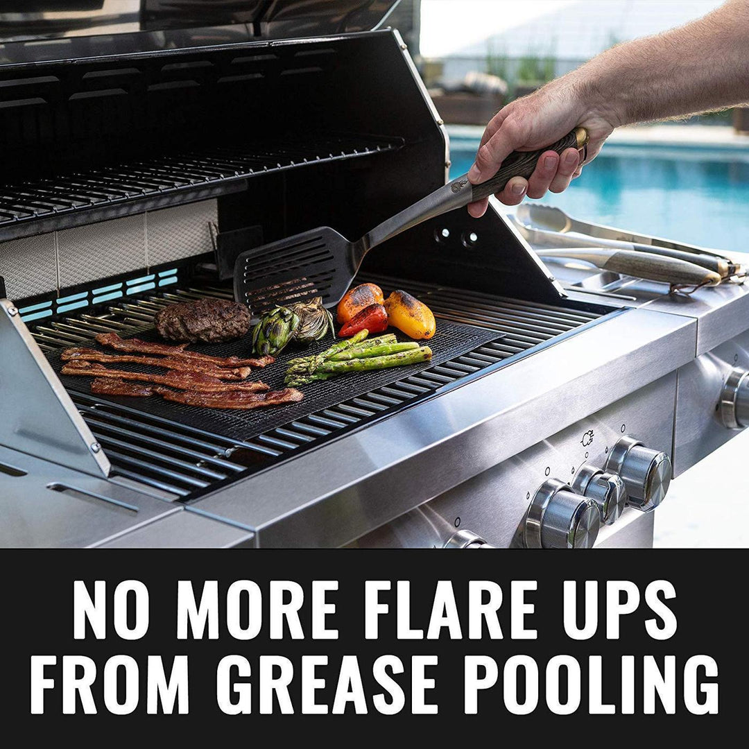 Grillmat set, non-stick and reusable, enhancing your outdoor cooking experience and easy cleanup