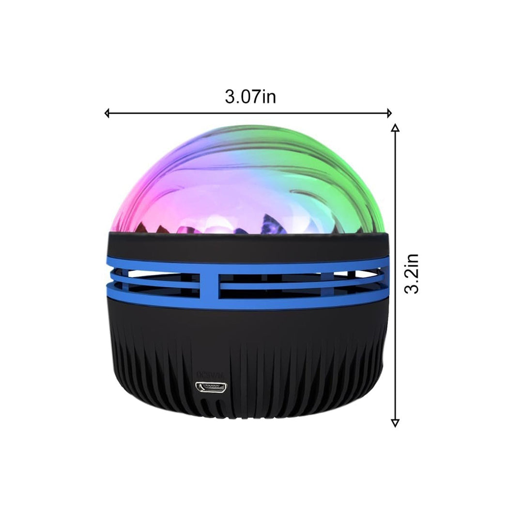 Remote-controlled projector lamp: Easy operation for aurora and ocean wave light display in any room