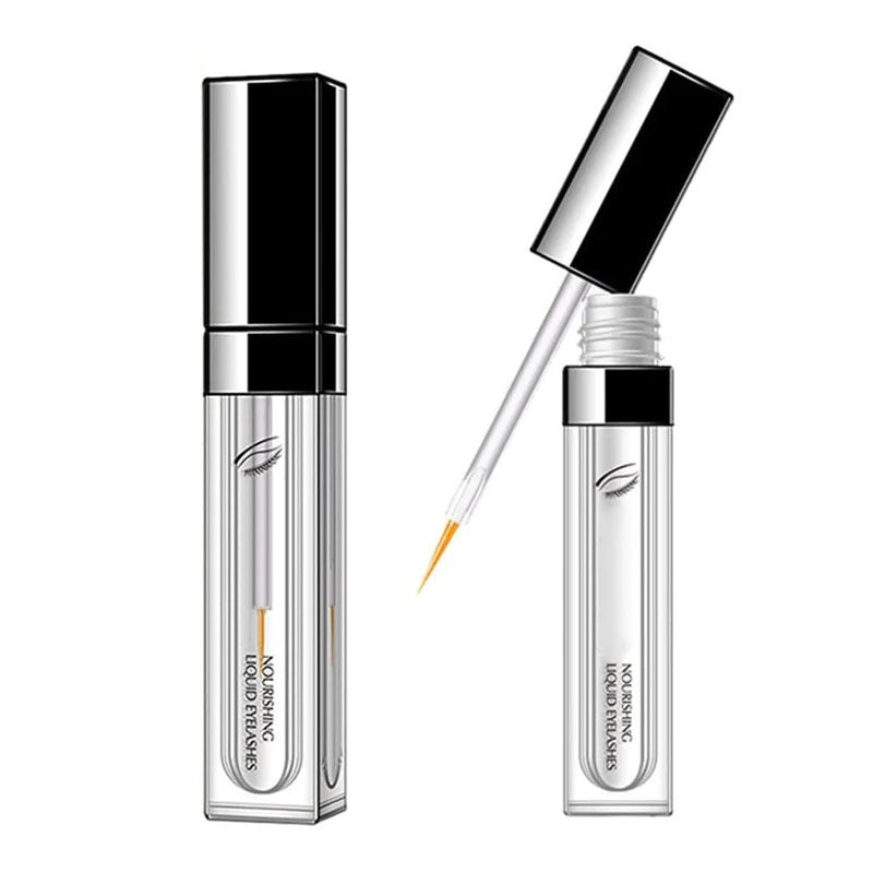 Hand holding Nourishing Eyelash Growth Serum, promoting effective lash growth and lash care.