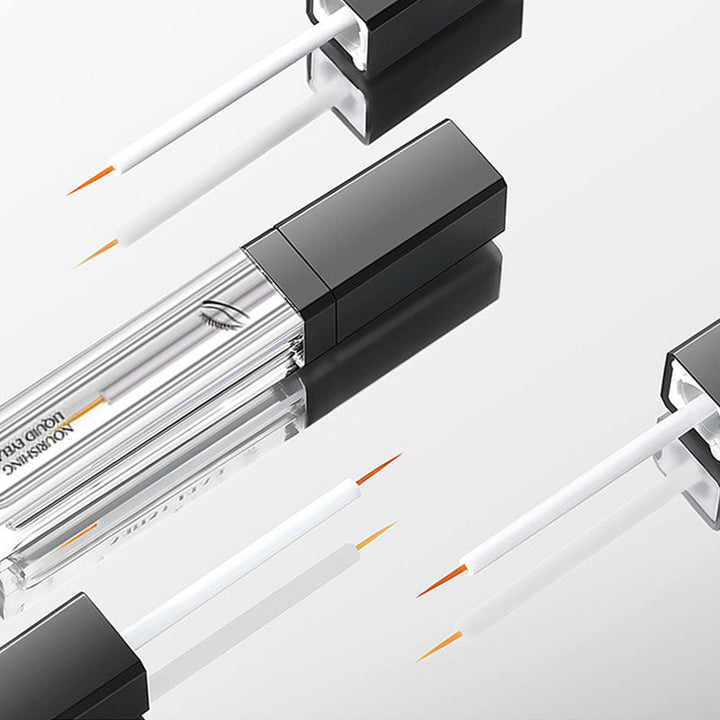 Nourishing Eyelash Growth Serum packaging, highlighting its benefits for thinning lashes.