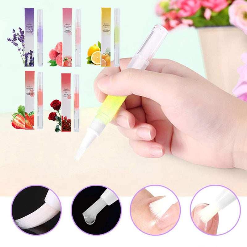 Nourishing Nail Growth & Strengthening Cuticle Oil bottle, natural nail care serum for healthy nails.
