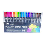 24 Colors Dual Tip Watercolor Pencils