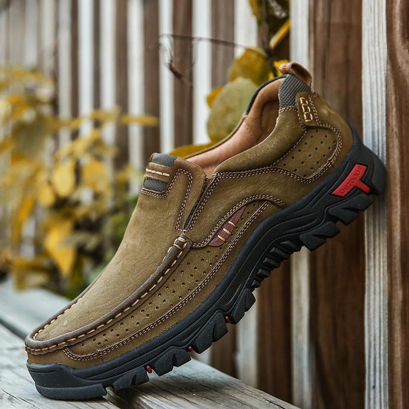 Erik men's orthopedic shoes for superior foot support, comfort, and stability during long walks & hiking.