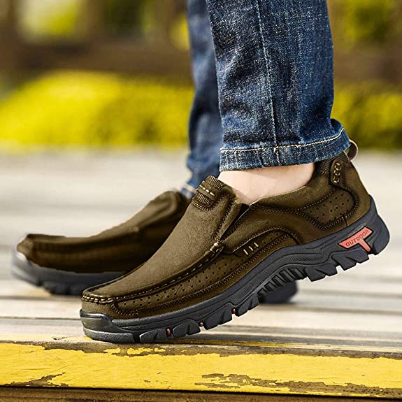 Erik orthopedic men's walking shoes provide crucial foot support for long walks, active use, and comfort.