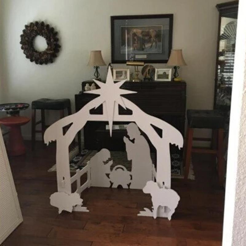 Bethlehem outdoor nativity set for Christmas, durable and beautifully detailed figures